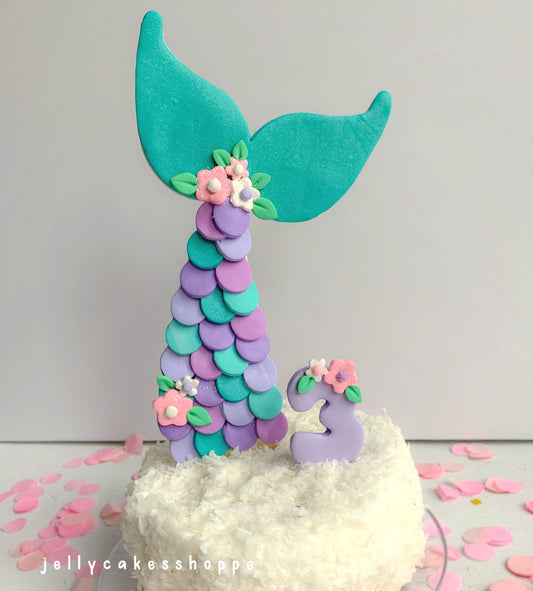 Mermaid Tail Cake Decorations