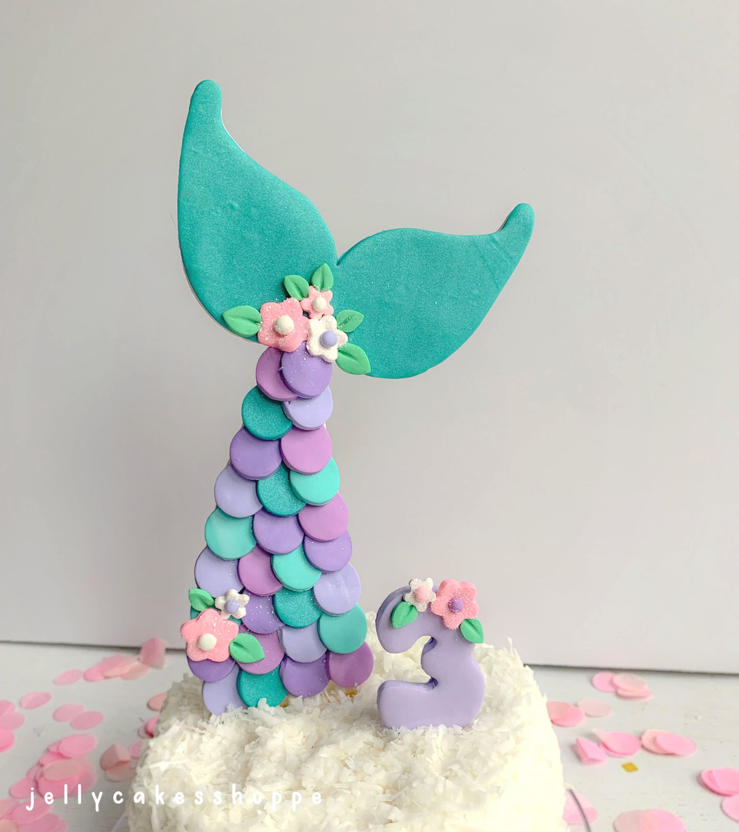 Mermaid Tail Cake Decorations