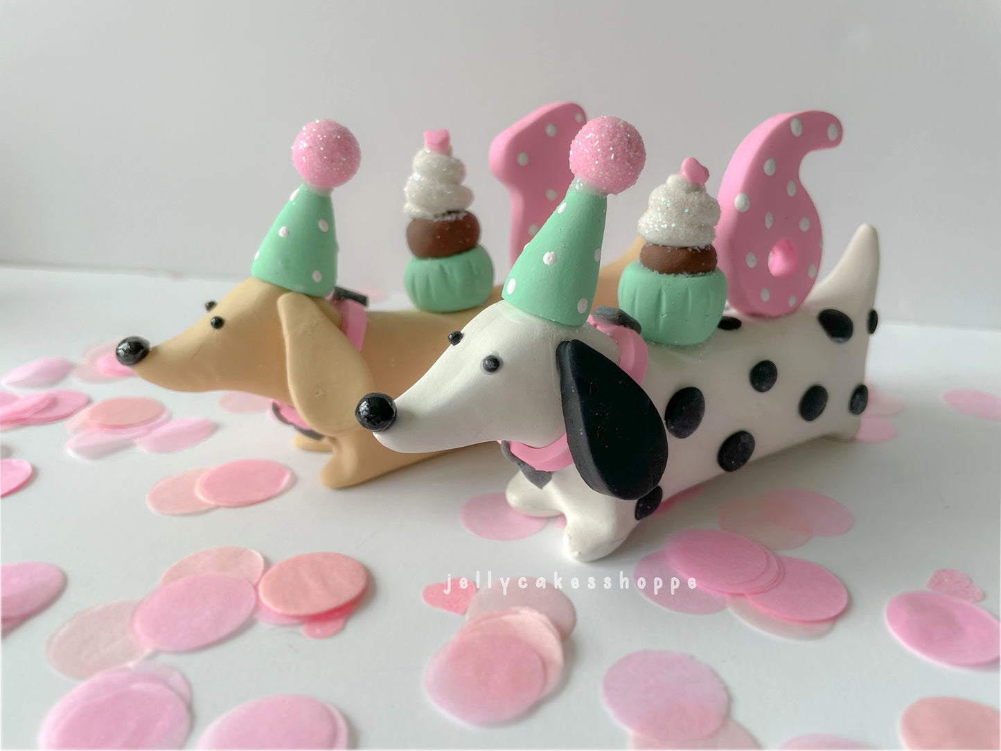 Dachshund Cake Topper, A Weenie Bit Older Birthday Party