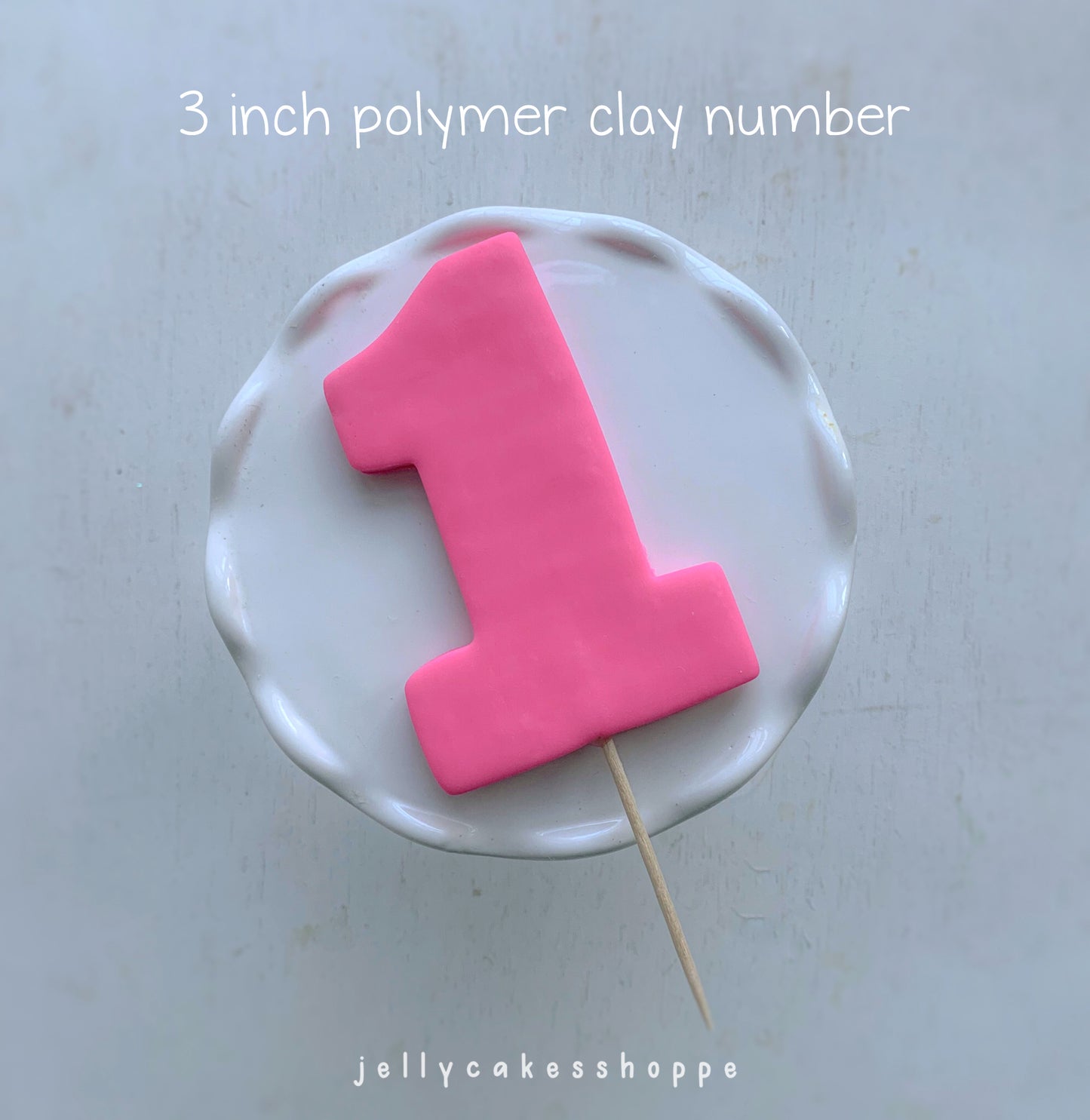 Custom Number Cake Topper