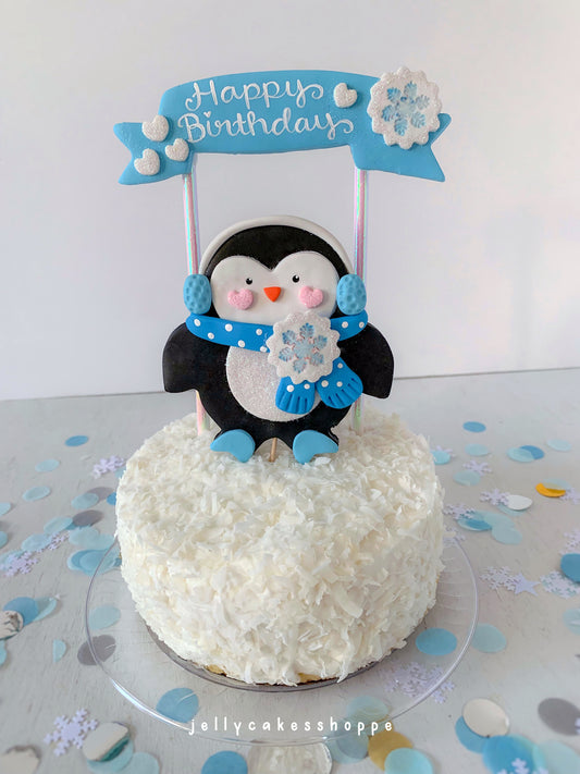 Penguin Birthday Cake Topper
