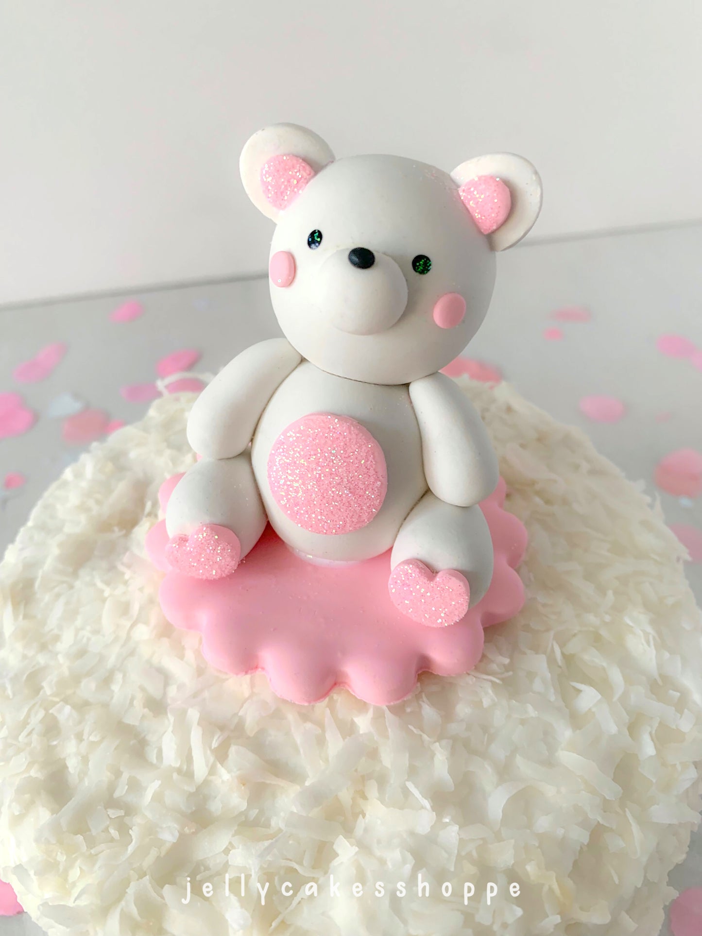 Baby Bear Cake Topper for Girl
