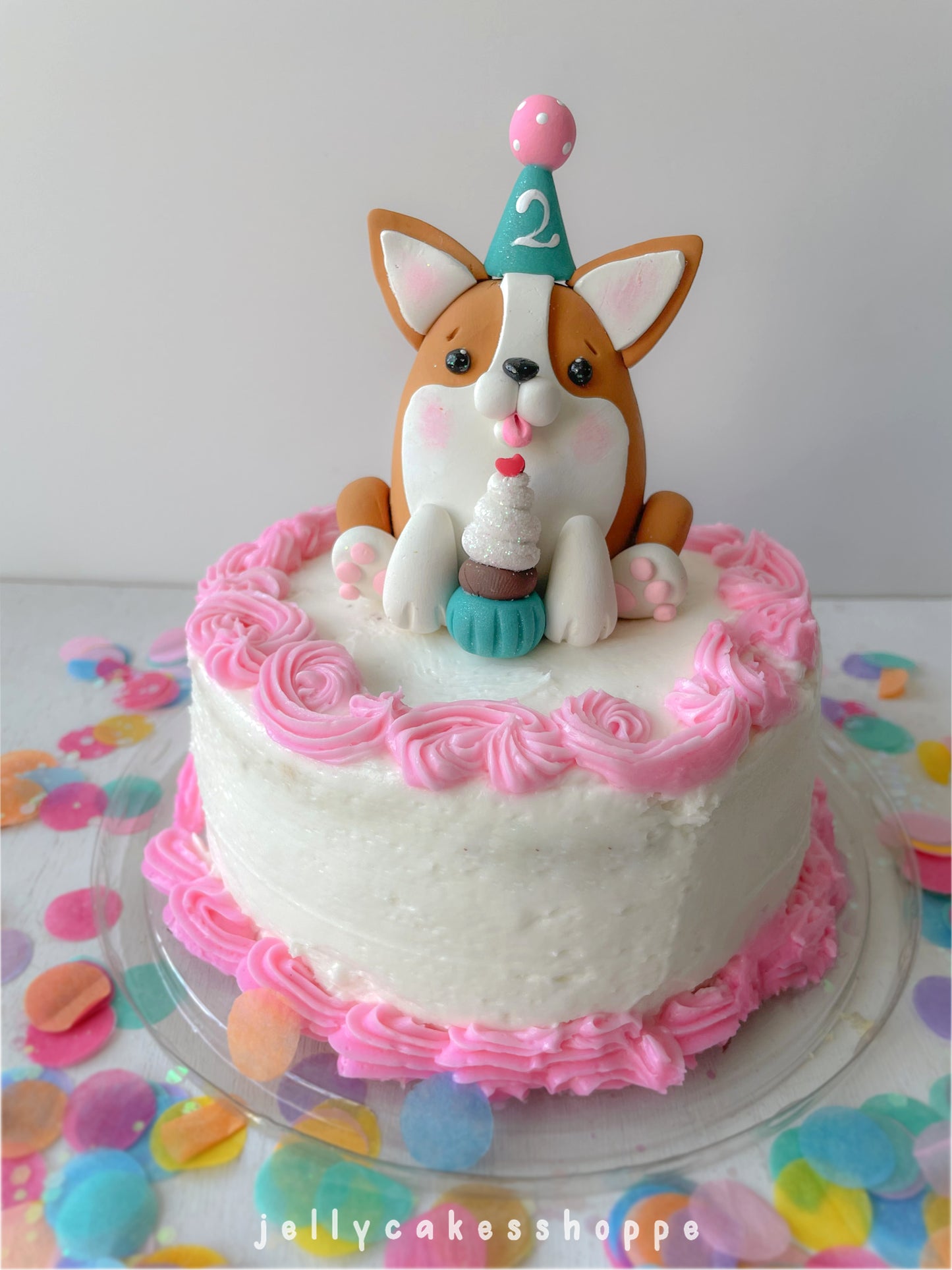 Corgi Cake Topper