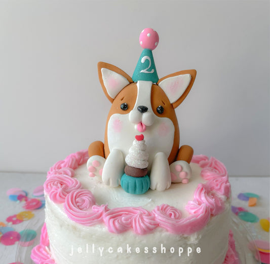 Corgi Cake Topper