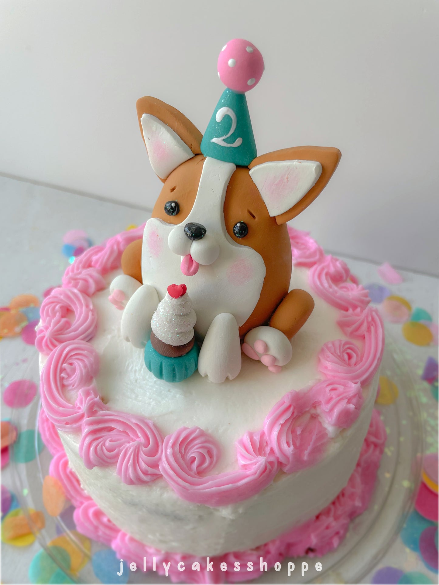 Corgi Cake Topper