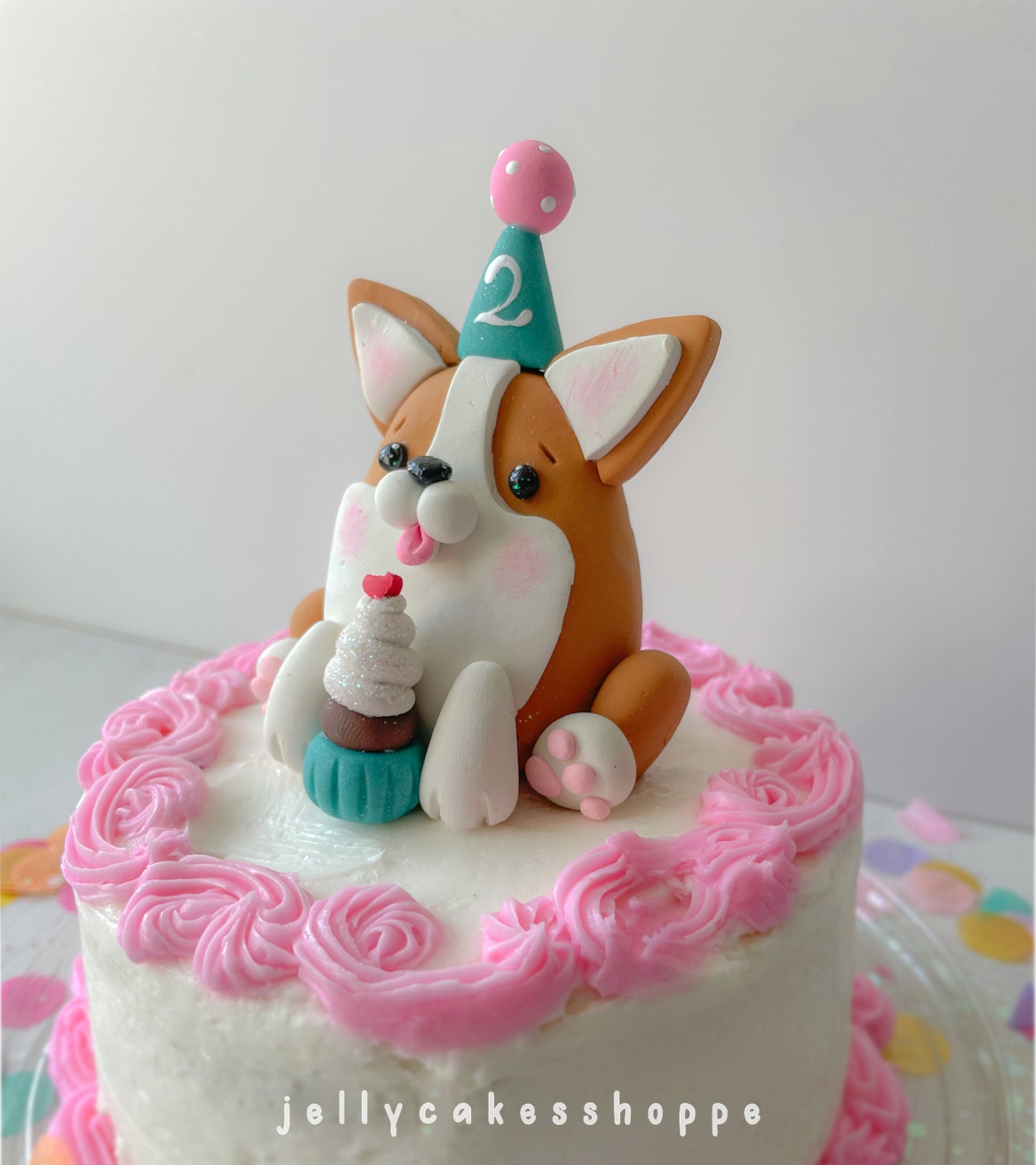Corgi Cake Topper