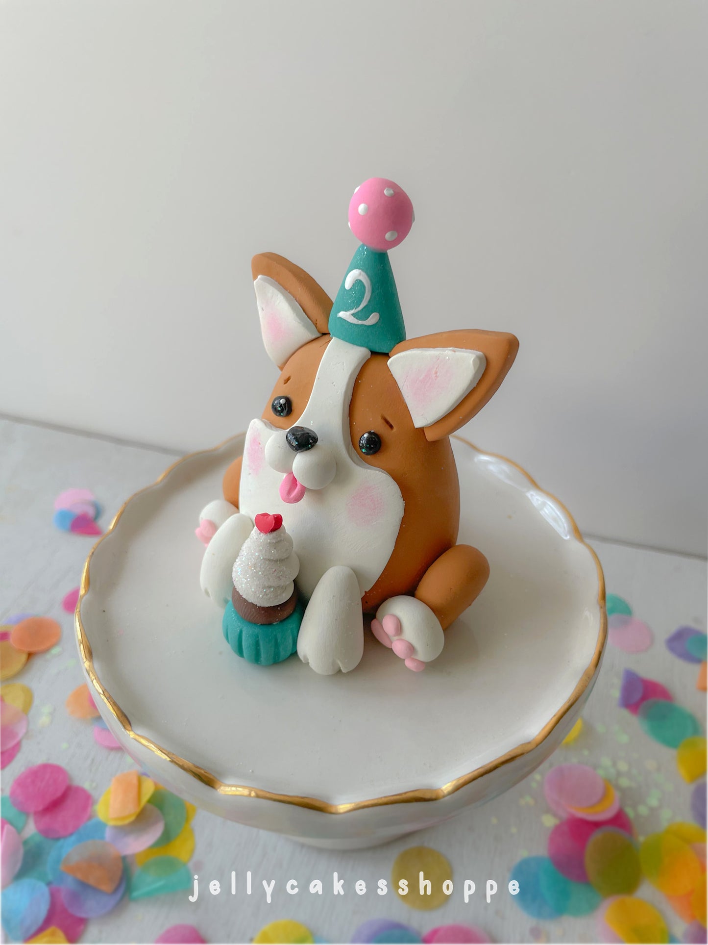 Corgi Cake Topper