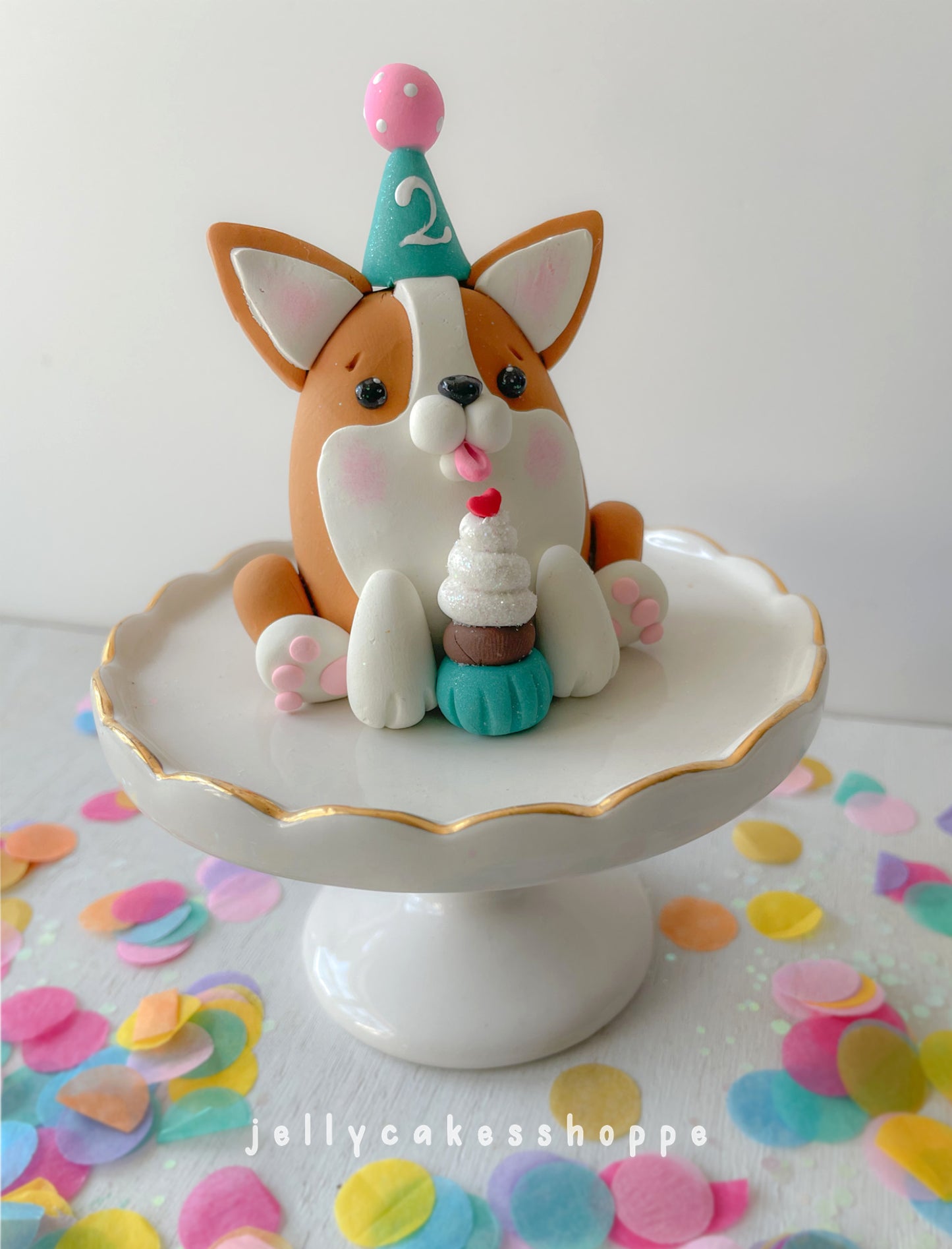 Corgi Cake Topper