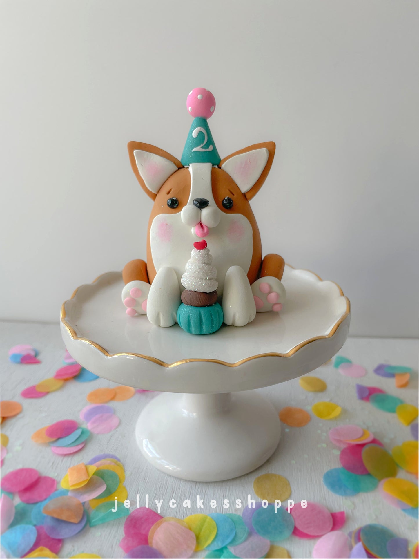 Corgi Cake Topper