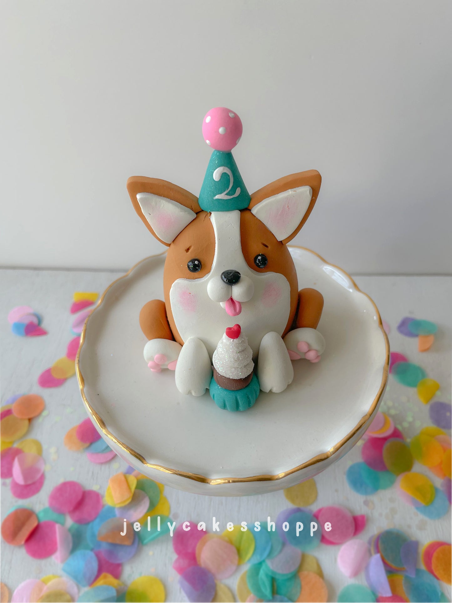 Corgi Cake Topper
