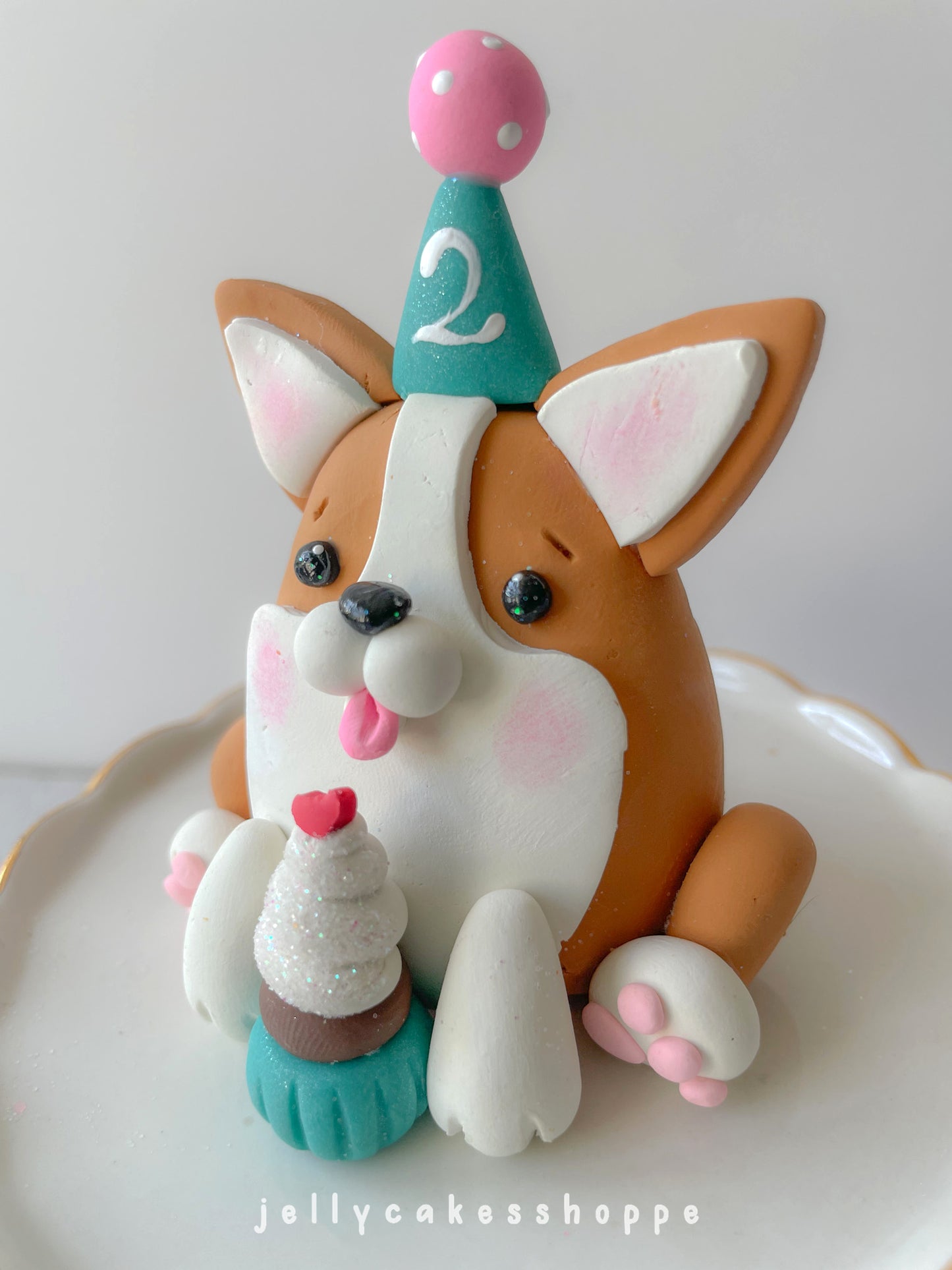 Corgi Cake Topper