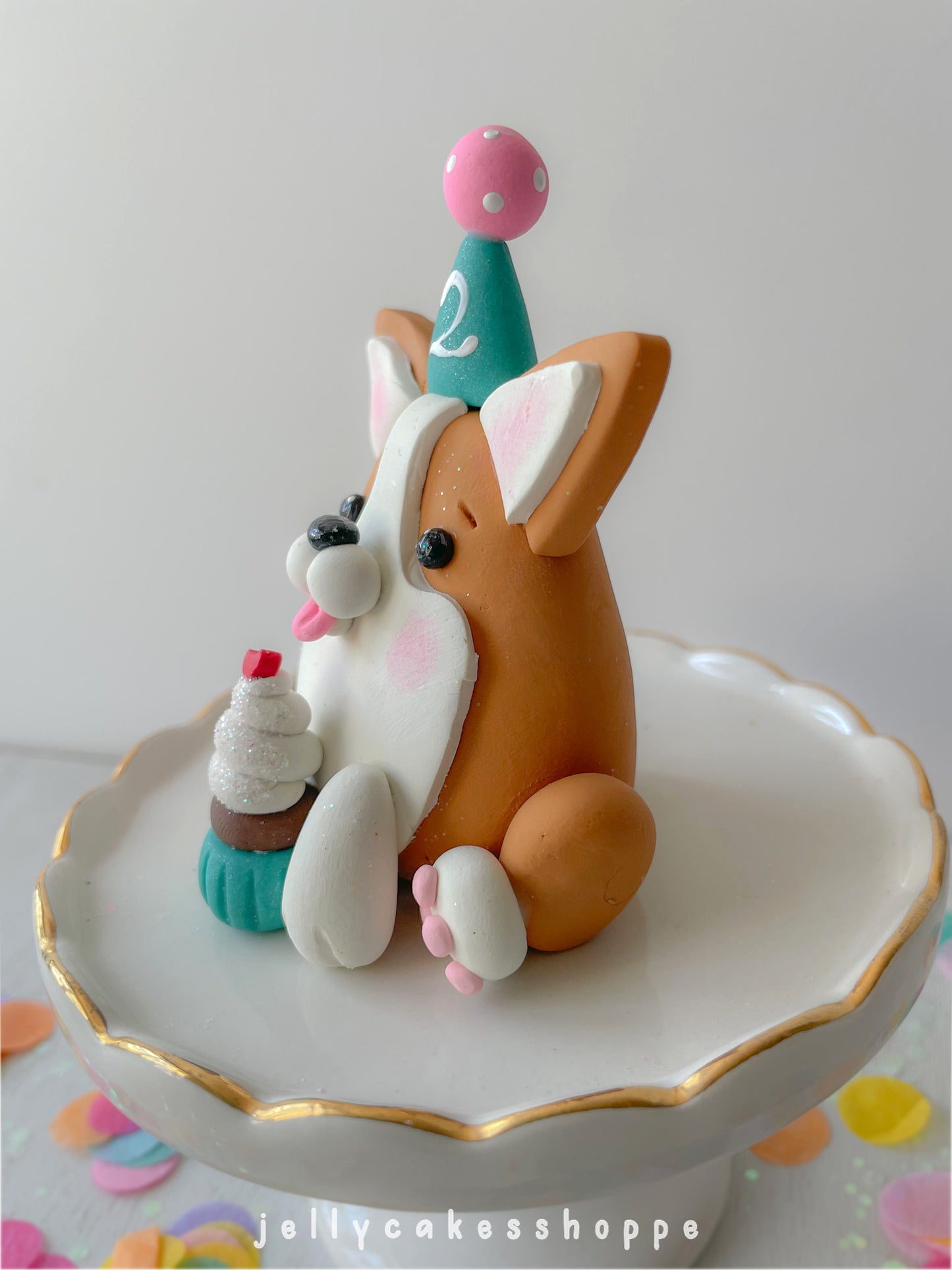 Corgi Cake Topper