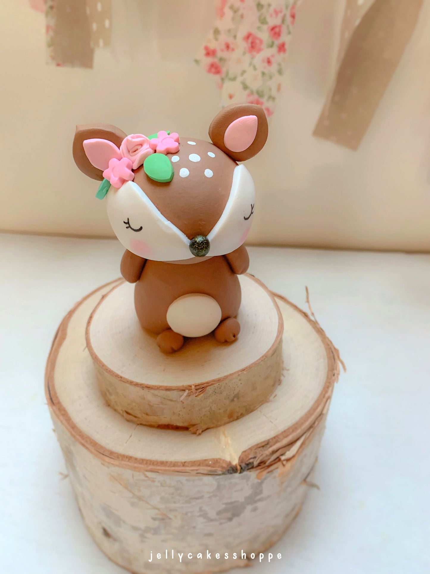 Woodland Deer Cake Topper