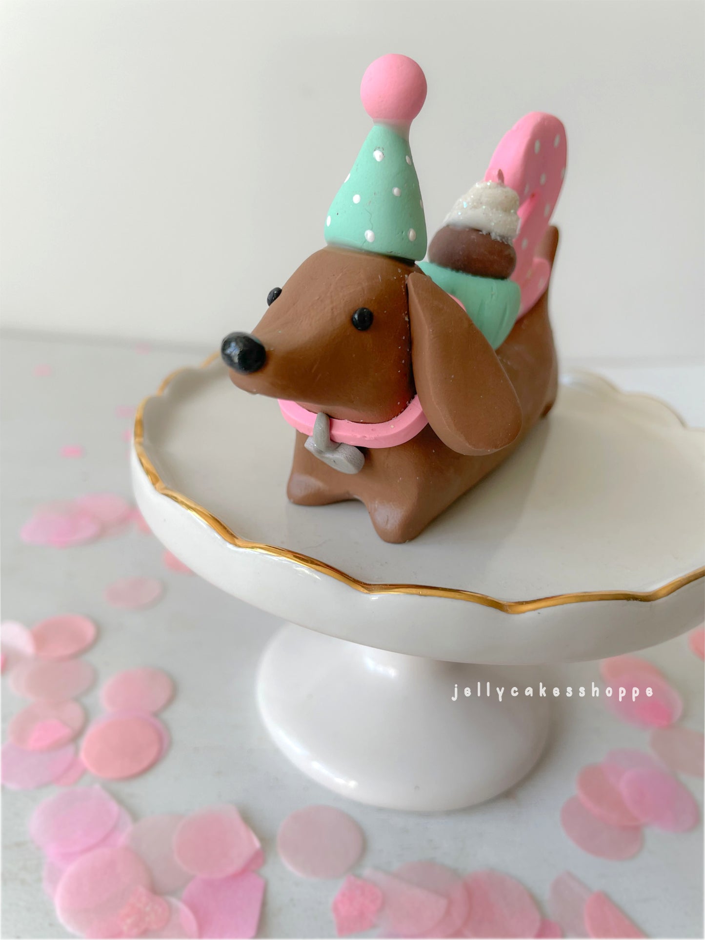 Dachshund Cake Topper, A Weenie Bit Older Birthday Party