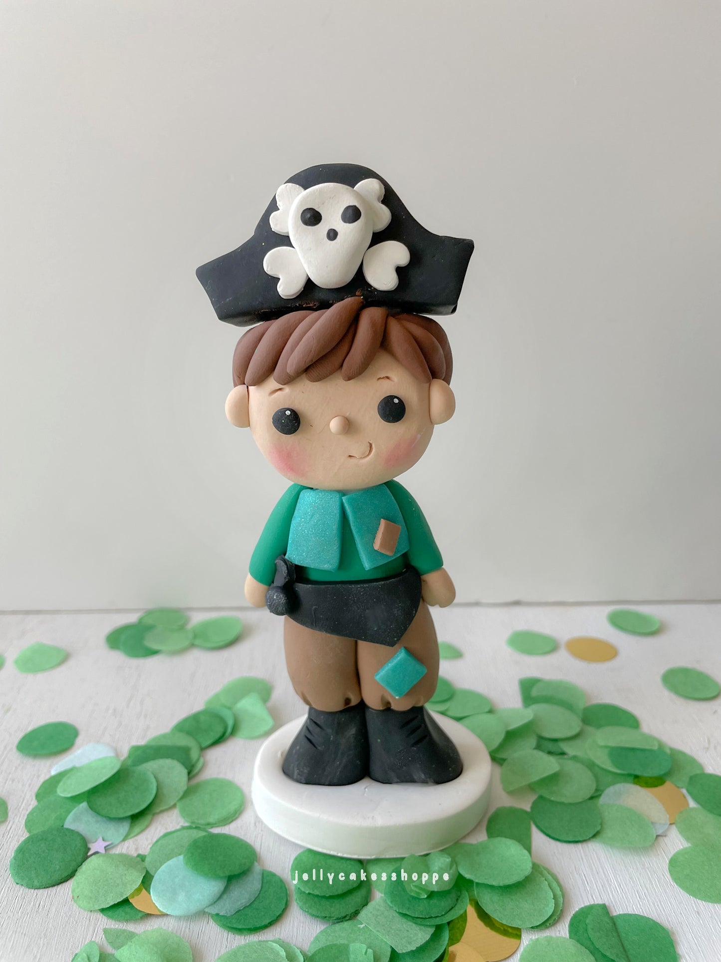 Pirate Ship Cake Topper Set