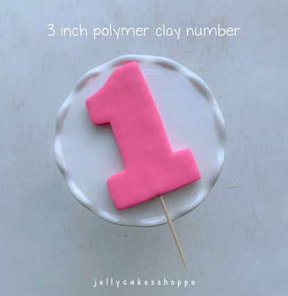 Custom Number Cake Topper