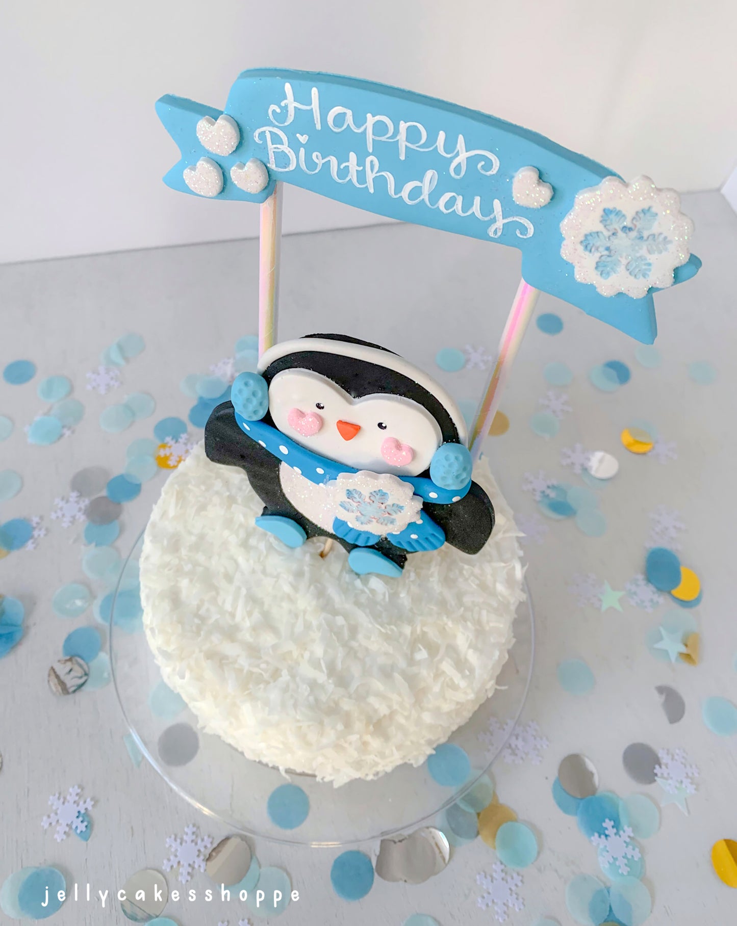 Penguin Birthday Cake Topper