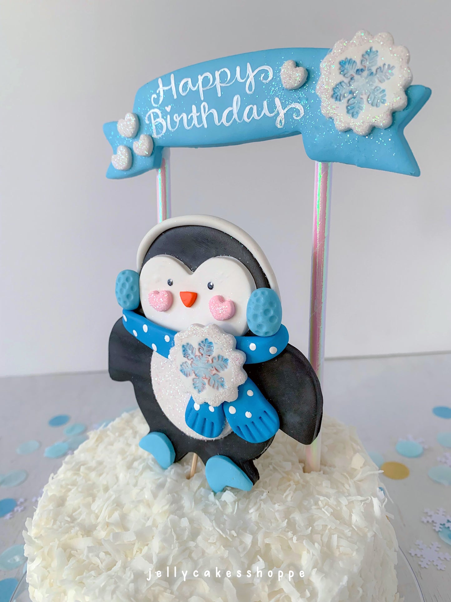 Penguin Birthday Cake Topper