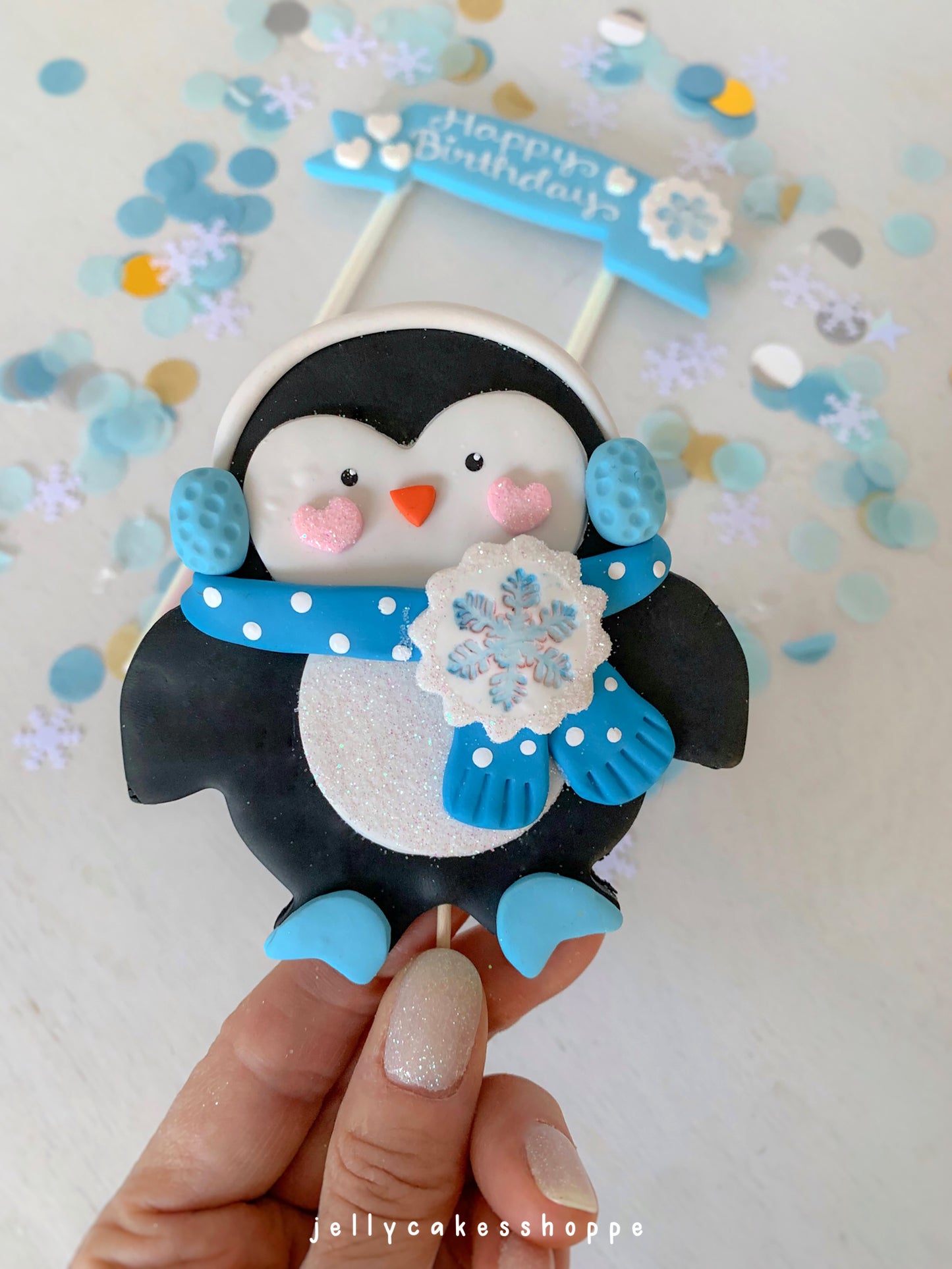 Penguin Birthday Cake Topper