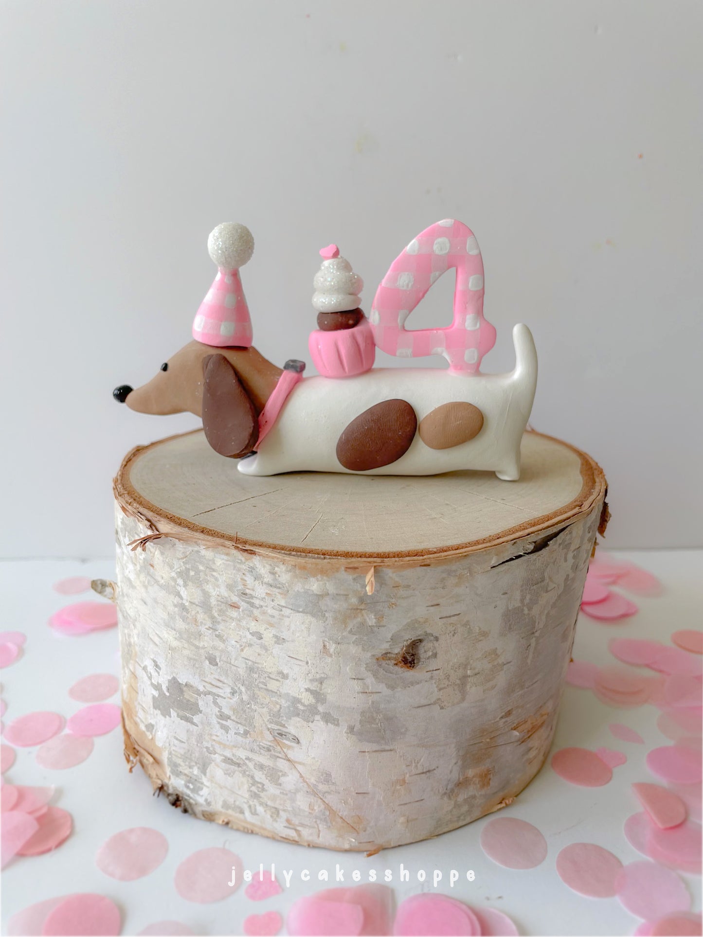 Dachshund Cake Topper, A Weenie Bit Older Birthday Party