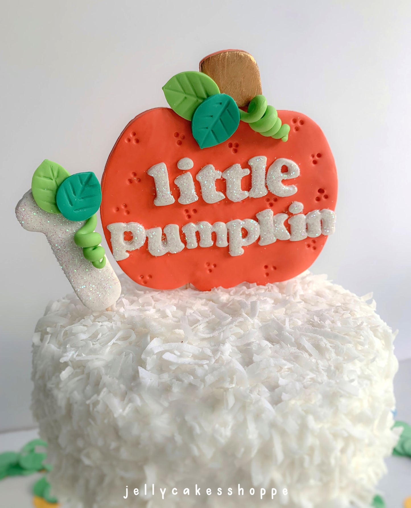 Little Pumpkin Cake Topper