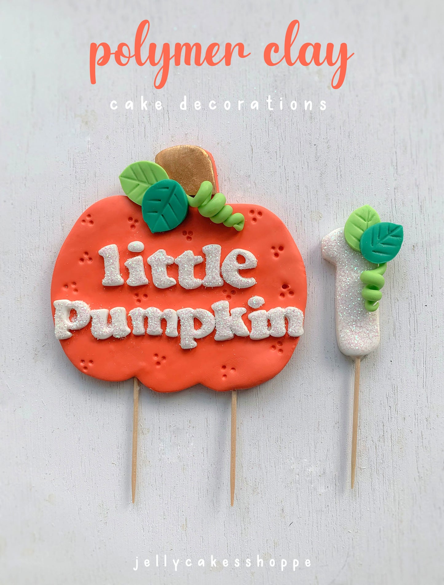 Little Pumpkin Cake Topper