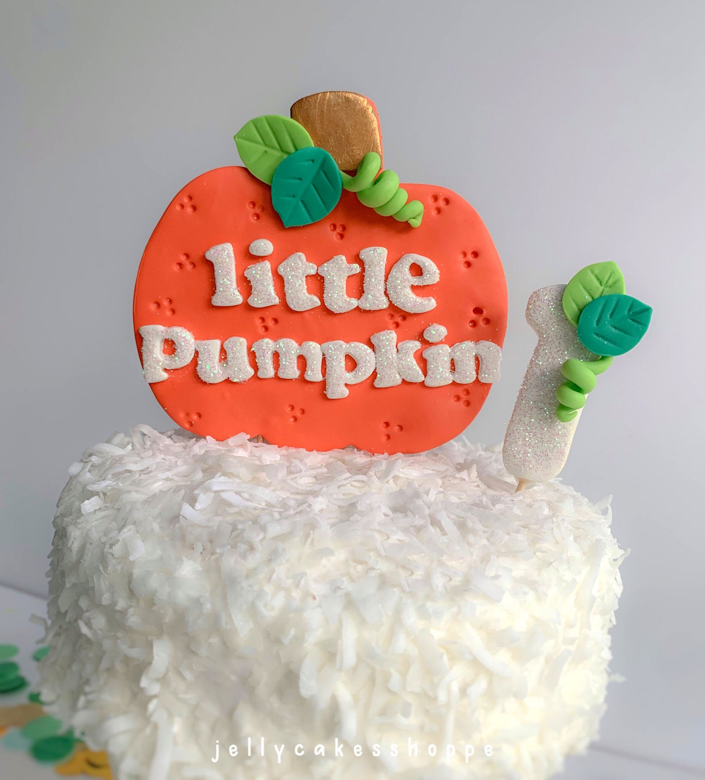 Little Pumpkin Cake Topper