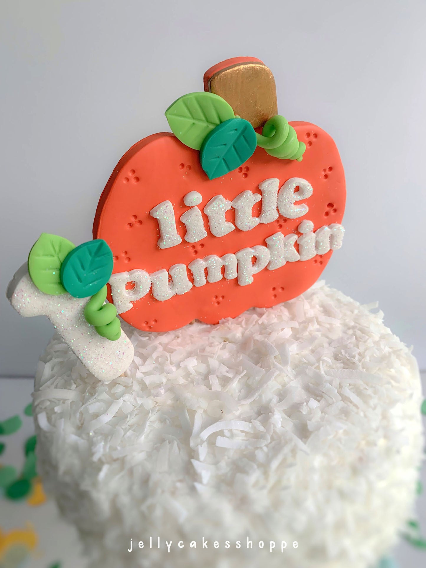 Little Pumpkin Cake Topper