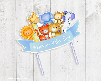 Safari Animals Cake Topper