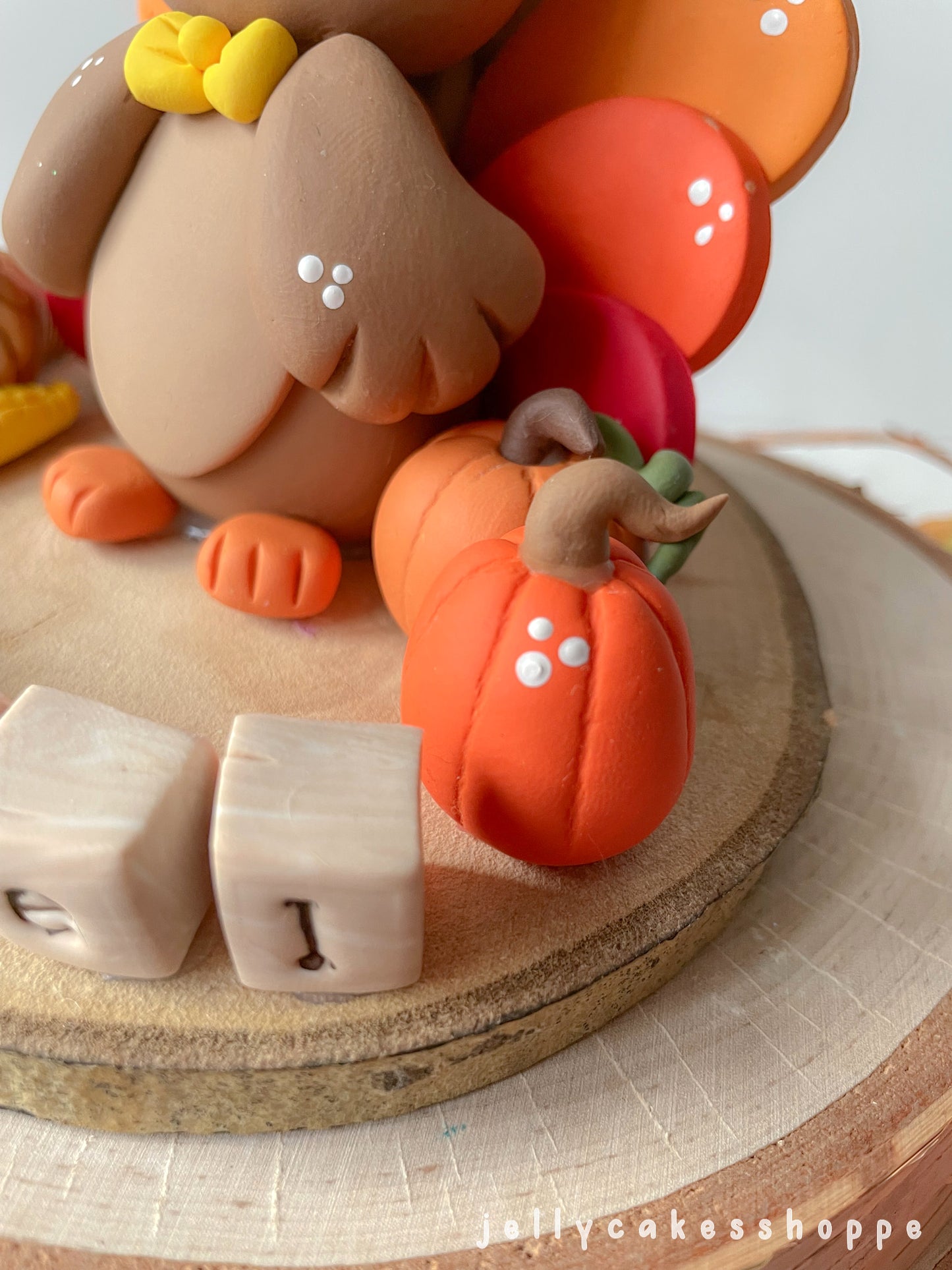 Turkey Cake Topper for Autumn Baby Shower or Birthday