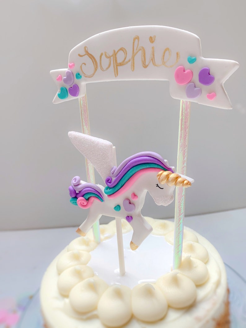 Unicorn Cake Topper – Clafoutis